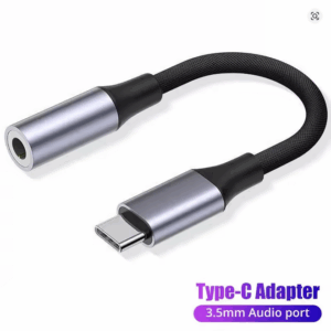 USB-C to 3.5mm Audio Adapter – Type-C to AUX Converter Cable for iPhone 15, Samsung, Huawei, Xiaomi & More