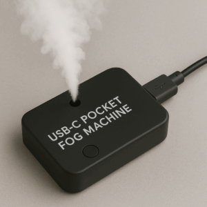 USB-C Pocket Fog Machine against a neutral background