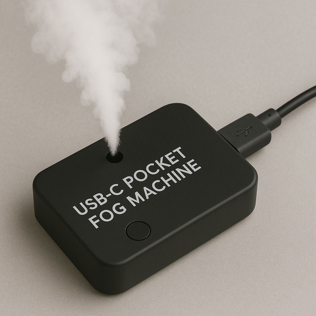 USB-C Pocket Fog Machine against a neutral background