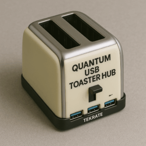 Quantum USB Toaster Hub device shown against a neutral background